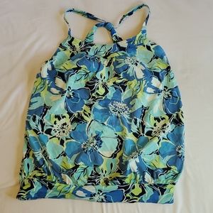 Lands' End Womens Blouson Tankini